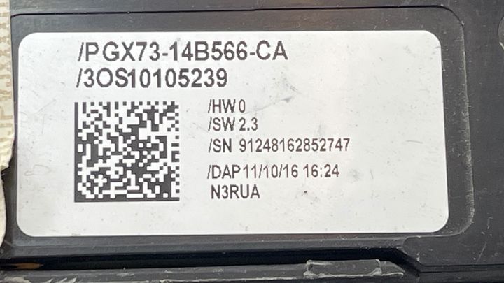 Front Seat Switch Control - 2017 Jaguar XE