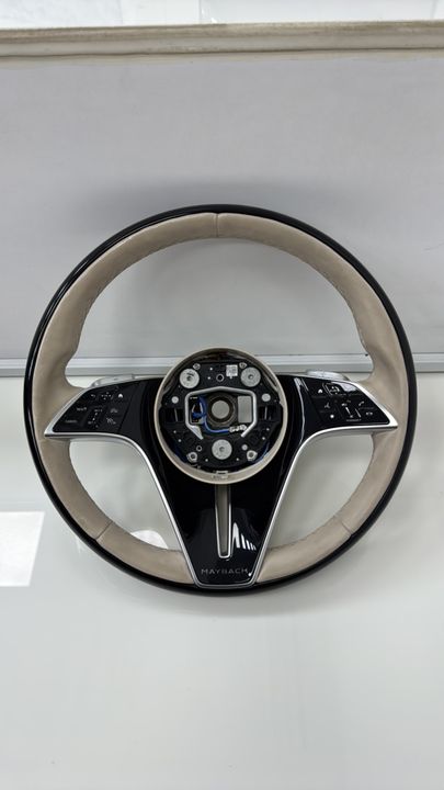 Mercedes-Maybach W223 S-Class Steering Wheel Beige/Black