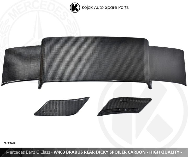 Mercedes Benz G Class W463 Brabus Rear Dicky Spoiler Carbon