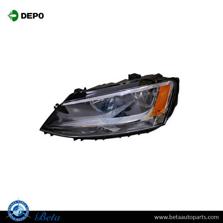 Volkswagen Jetta (2012-2014), Headlamp Normal - USA Type (Right), Depo, 5C7941006