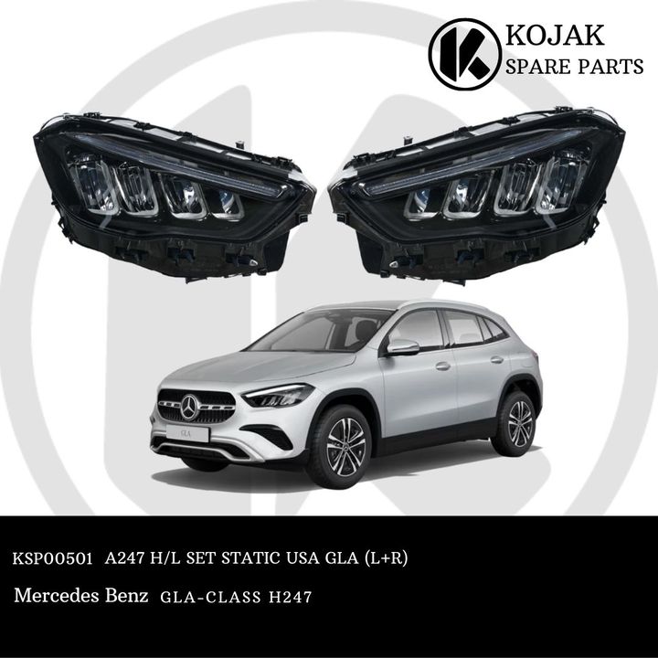 Headlight Set Mercedes-Benz GLA-Class H247 Static LED (L+R)