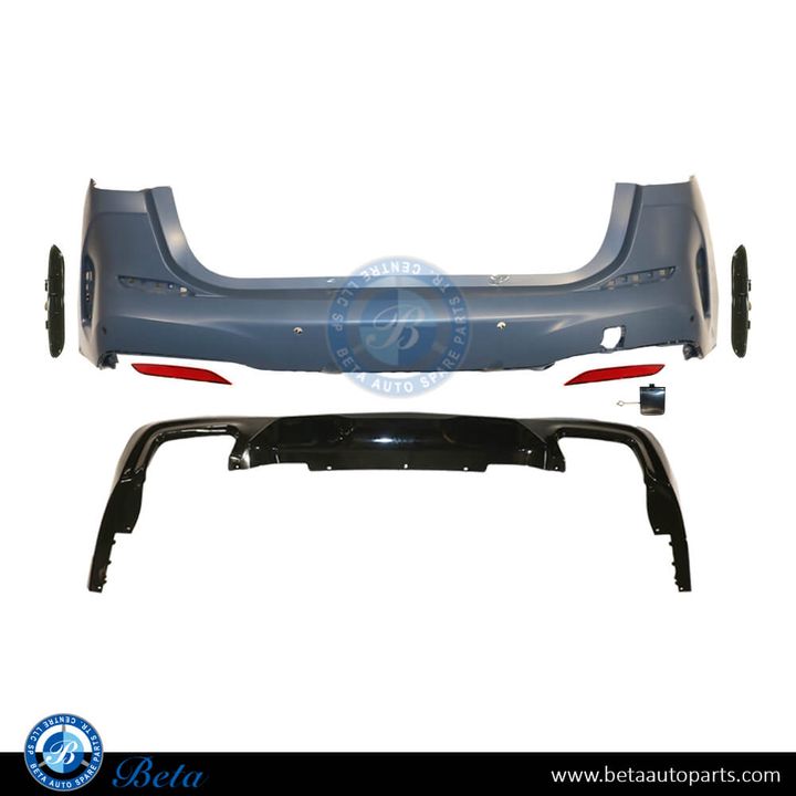 BMW 2 Series F44 (2020-Up), Rear Bumper M-Tek with PDC and Park Assist, China, 51128080944