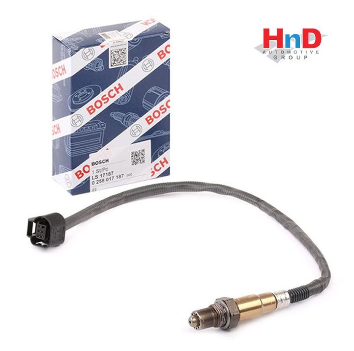 BOSCH (0 258 017 187) Lambda sensor For BMW E70 E71 E72 F01 F02 F03 F04 F16 F86 G11 G12 757667302
