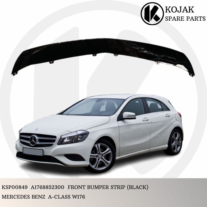 Front Bumper Strip (Black) Mercedes-Benz A-Class W176