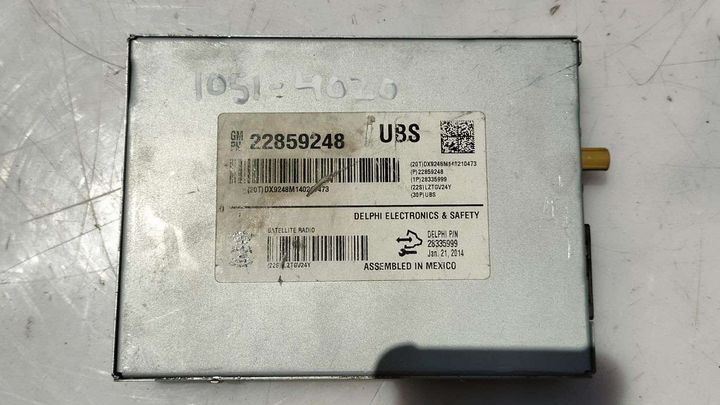 Satellite Receiver Control Module - 2014 GMC Acadia