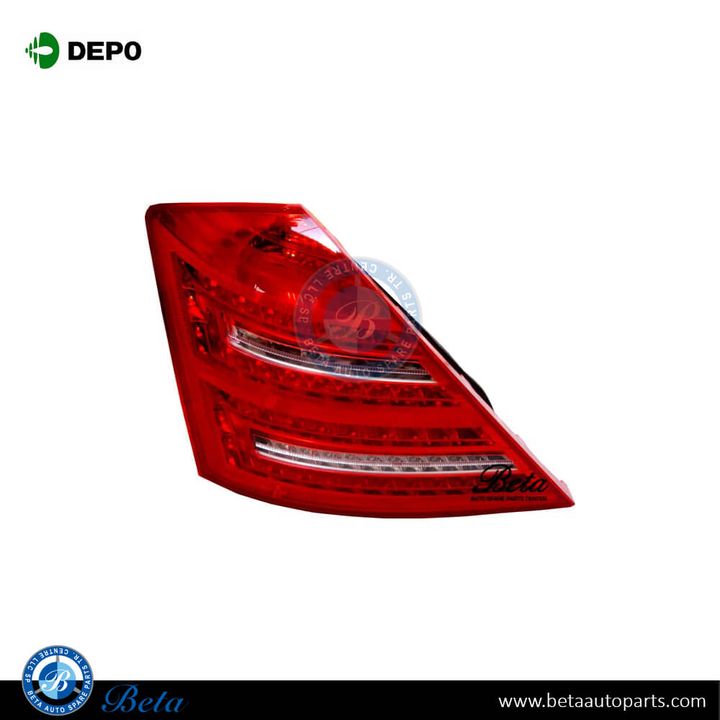 Mercedes S-Class W221 (2010-2013), Tail Lamp (Left), Depo, 2218201364