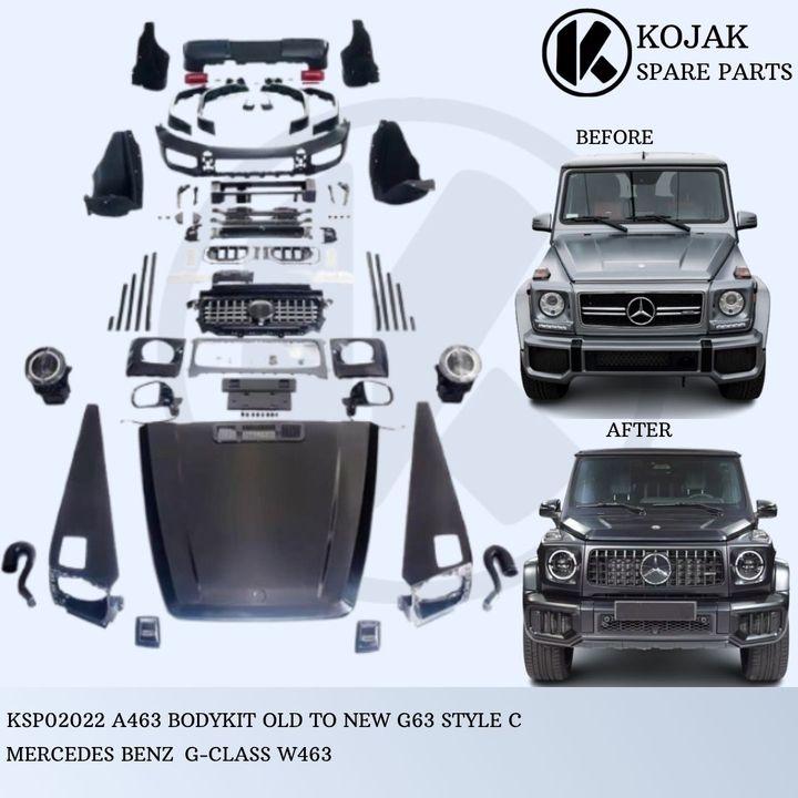 Mercedes-Benz G-Class W463 Bodykit Old to New G63 Style