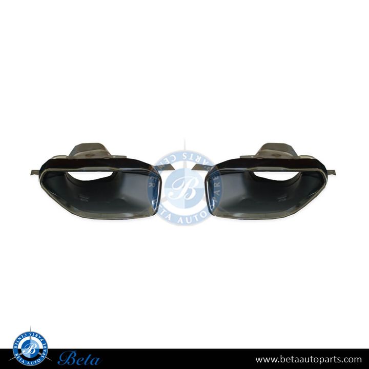 BMW 3/4 Series G20 / G22 (2019-Up), Exhaust Tips for M340/M440 (Black), China, 51128093303 / 51128093304