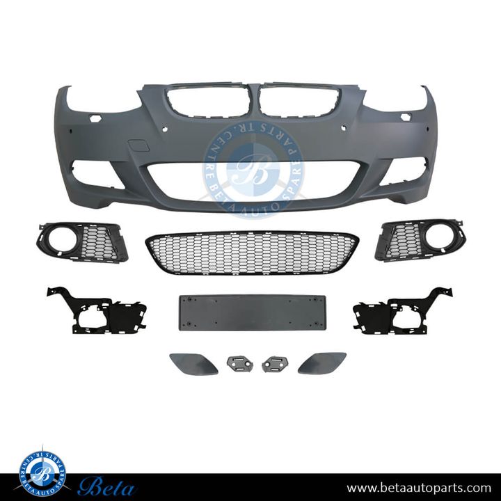 BMW 3 Series E92 / E93 (2005-2008), Front Bumper M-Tek with PDC and Washer, China