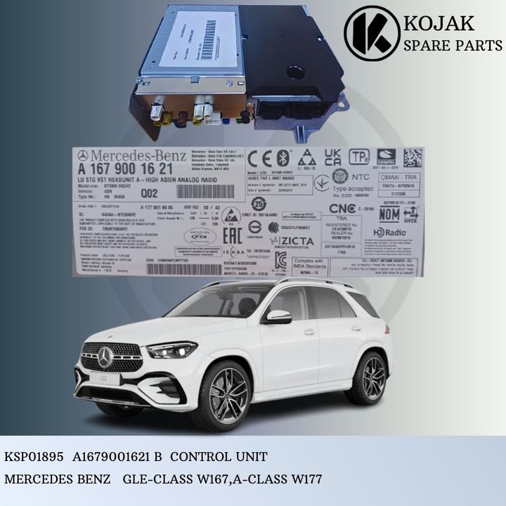 Mercedes-Benz GLE-Class W167 / A-Class W177 Head Unit Radio Control Unit
