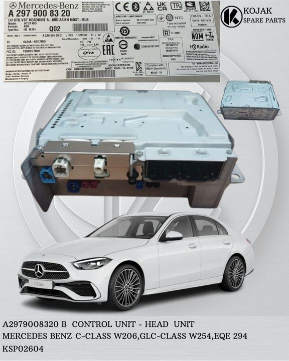 Mercedes-Benz NTG7 MID Control Unit Head Unit