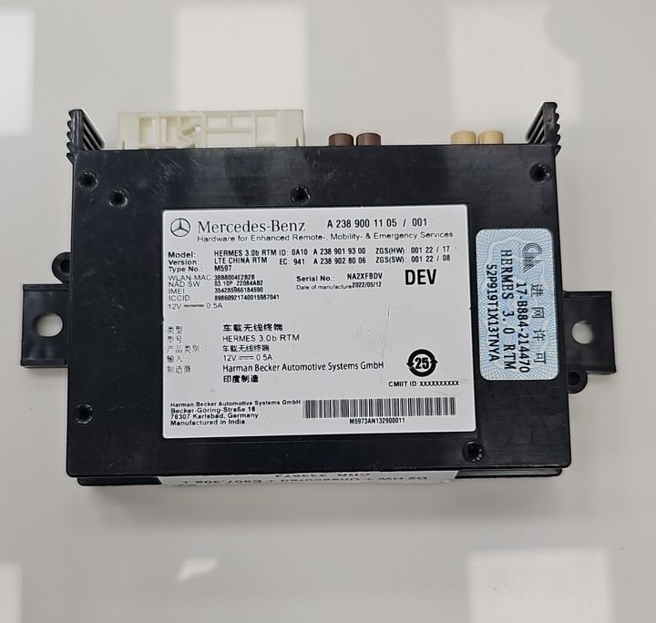 Mercedes-Benz HERMES 3.0b Telematics Control Unit
