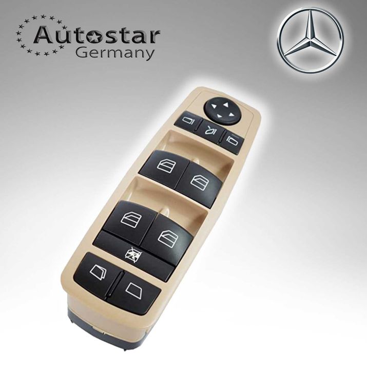 Mercedes Benz WINDOW ADJUSTER SWITCH CREAM 2518300590 CREAM