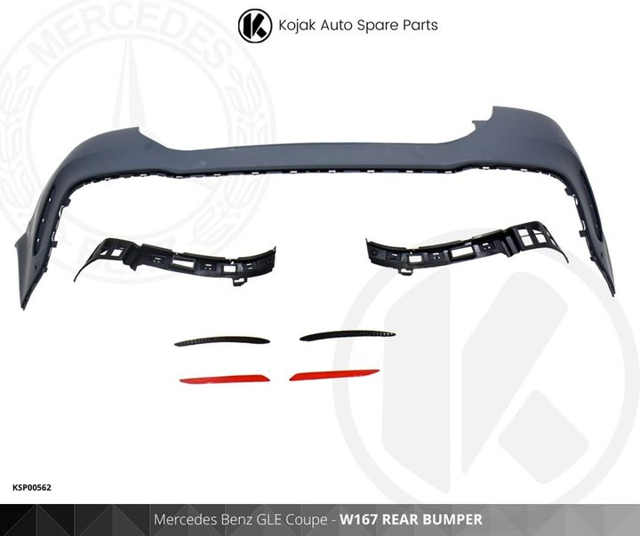 Mercedes Benz GLE Coupe W167 Rear Bumper
