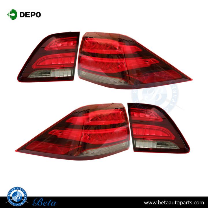 Mercedes ML-Class W166 (2012-2014), Tail Lamp LED Upgrade To 2015 Look, Depo