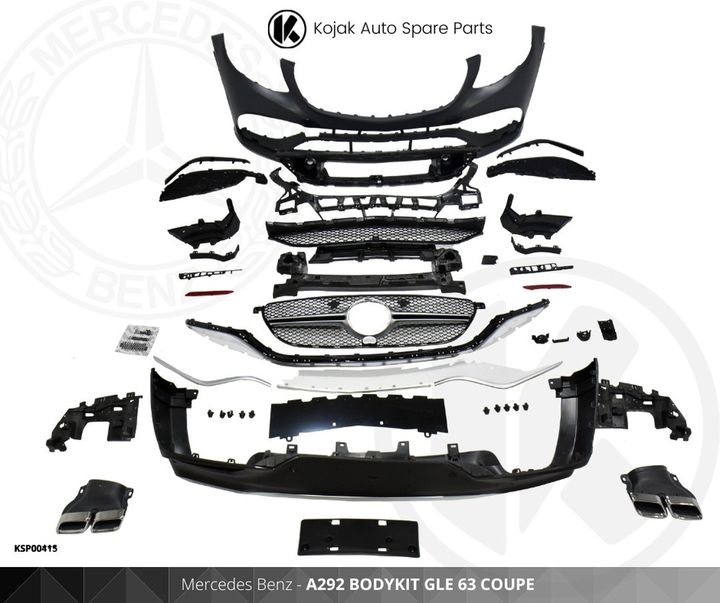 Mercedes Benz GLE 63 Coupe A292 Front Bodykit