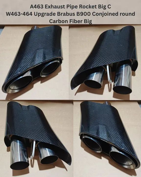 W463-464 Upgrade Brabus B900 Conjoined round Carbon Fiber Big