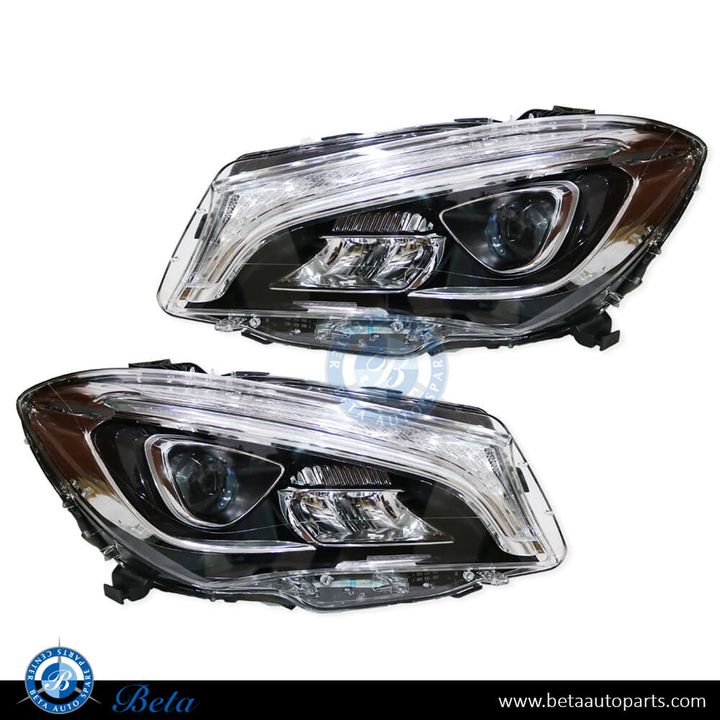 Mercedes CLA-Class C117 (2013-2018), Headlamp Upgrade from Xenon to 2017 LED Look (Europe Type), China, 1178204261 / 1178204961