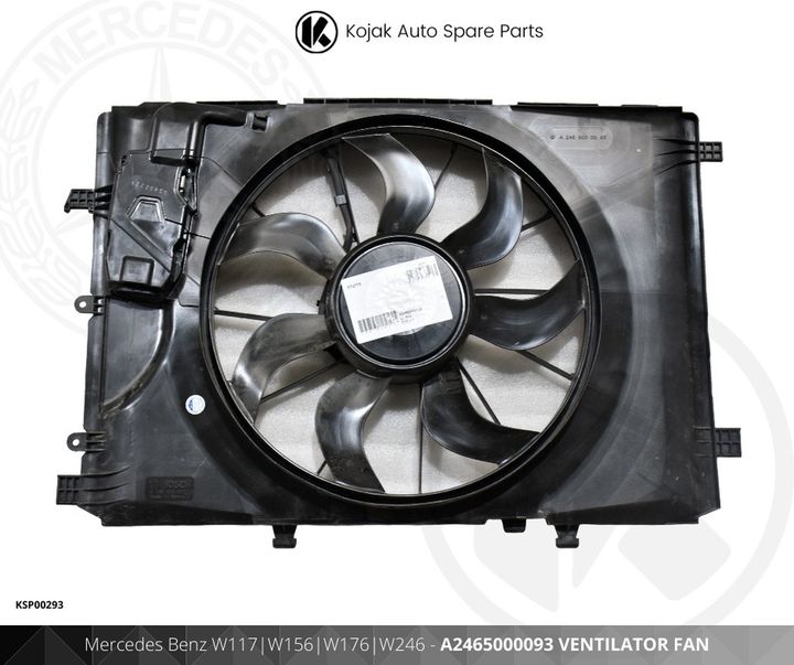 Mercedes-Benz Radiator Ventilator Fan Assembly