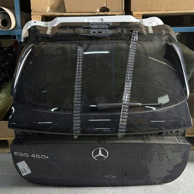Mercedes-Benz EQS SUV V296 Tailgate Rear Trunk Lid Obsidian Black