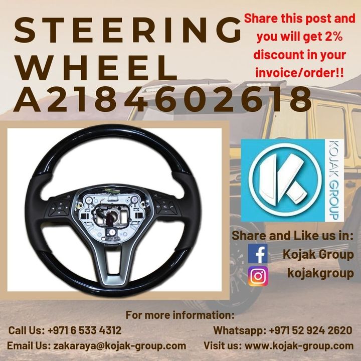 Steering Wheel Mercedes-Benz CLS-Class C218