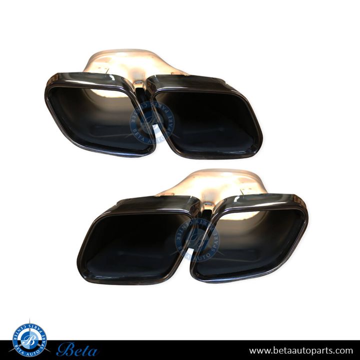 Mercedes E-Class W213 (2021-2023), Exhaust Tips AMG E63 Black, China, 2134900107, 2134900207