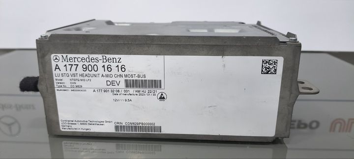 Mercedes-Benz A-Class W177 Head Unit MBUX Mid