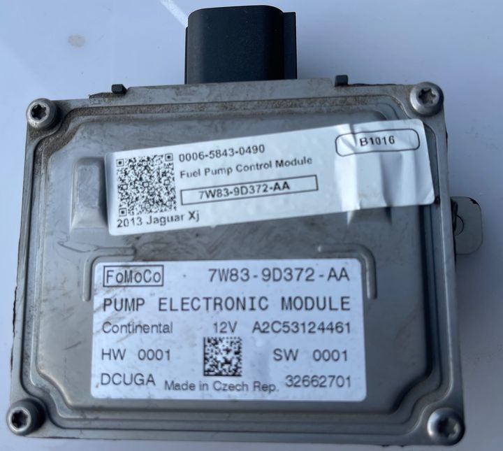 Fuel Pump Control Module - 2013 Jaguar XJ