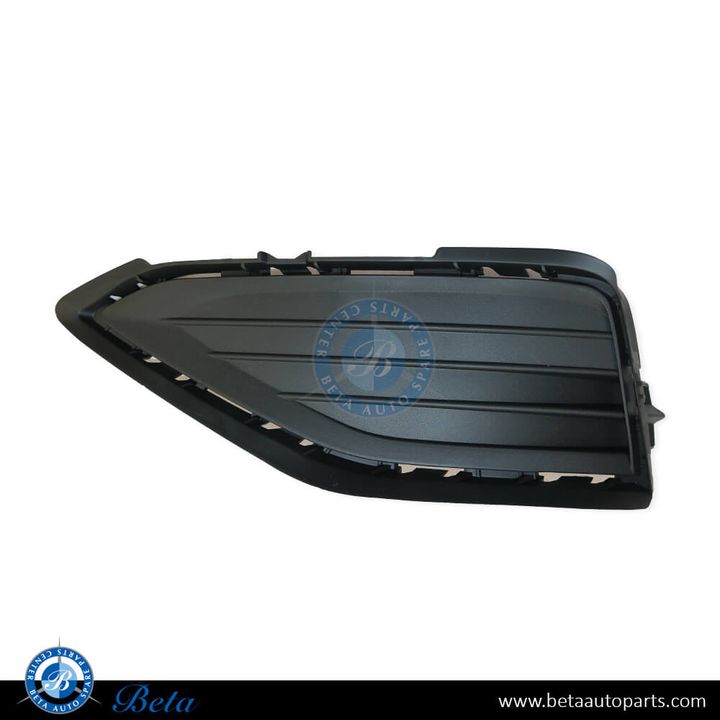 Volkswagen Jetta (2019-Up), Fog Lamp Cover without Hole - Black (Left), Taiwan, 17A8536659B9