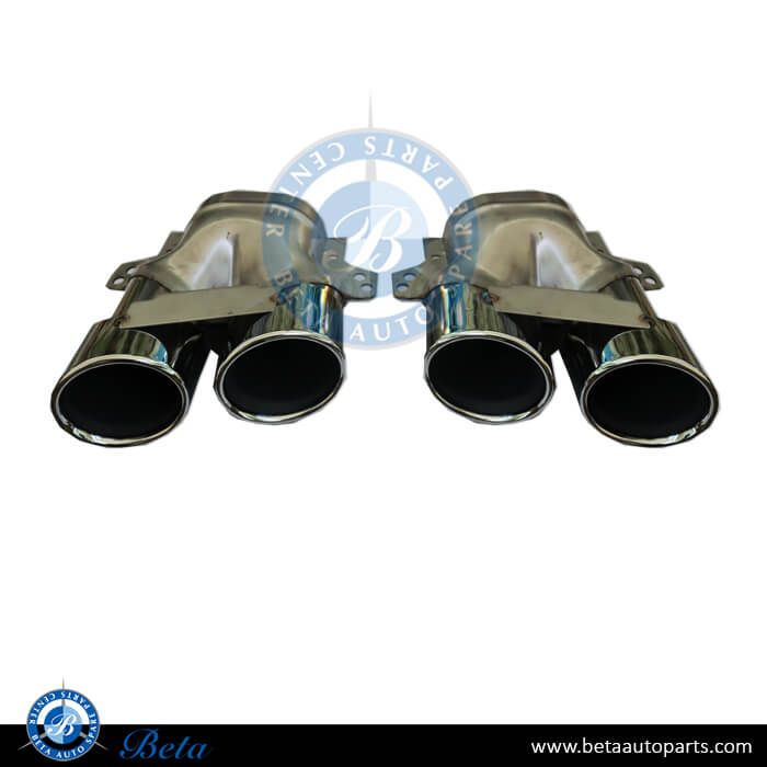 Mercedes E-Class / CLS-Class C238 / C257 (2017-Up), Exhaust Tips AMG E53/CLS53 (Silver), China, 2574907100 / 2574907200