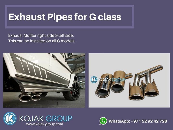 Exhaust Muffler Tips for Mercedes-Benz G-Class