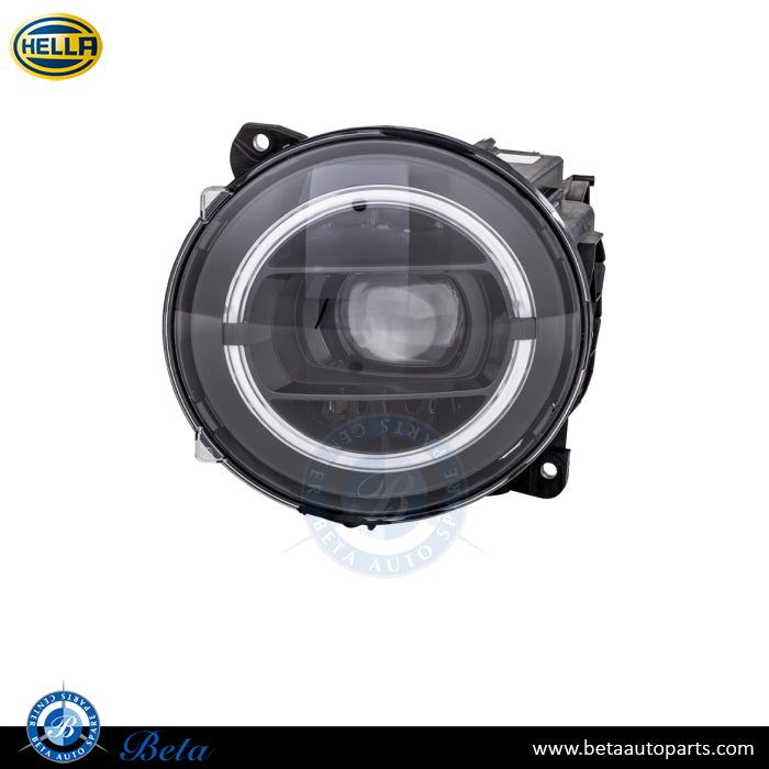Mercedes G-Class W463 (2018-Up), Headlamp Dynamic LED - Black Version (Left), Hella, 4639067101