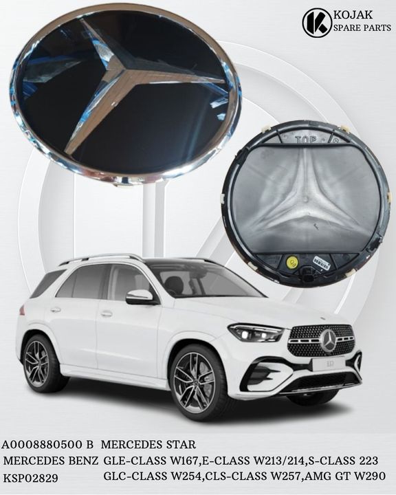 Mercedes-Benz Front Grille Star Emblem