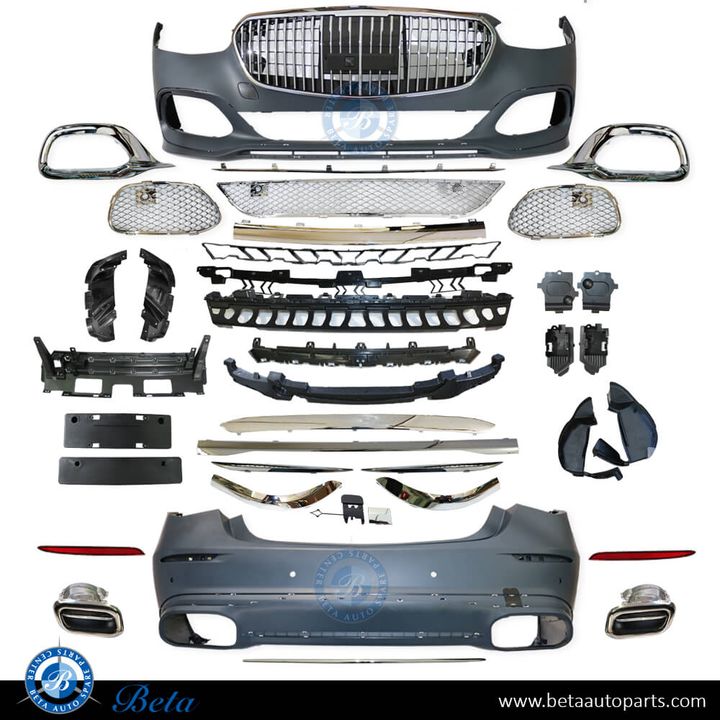 Mercedes S-Class W223 (2021-Up), Body Kit Upgrade To Maybach Look, China